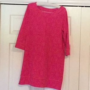 NWT Lands End tunic swim dress/cover up SPF